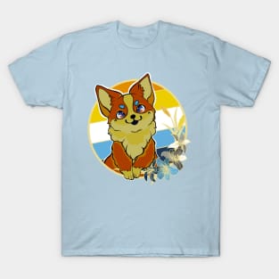 Aromantic asexual corgi T-Shirt